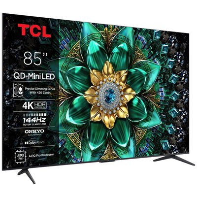 Telewizor TCL 85C69K 85" QD-Mini LED 4K 144 Hz Google TV Dolby Atmos Dolby Vision HDMI 2.1