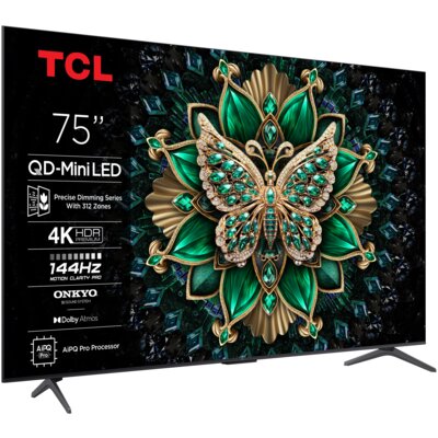 Telewizor TCL 75C69K 75" QD-Mini LED 4K 144 Hz Google TV Dolby Atmos Dolby Vision HDMI 2.1