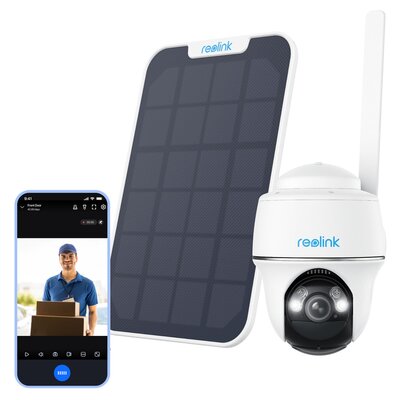 Kamera REOLINK Go Series G430 Zewnętrzna, 4G LTE, USB-C, P2P + Panel Solarny
