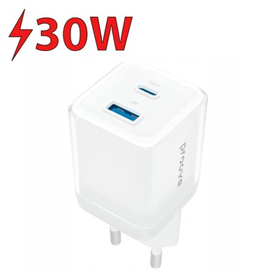 Ładowarka sieciowa PROOVE WCPU30111202 30W Biały ładowarka do telefonu USB, USB-C