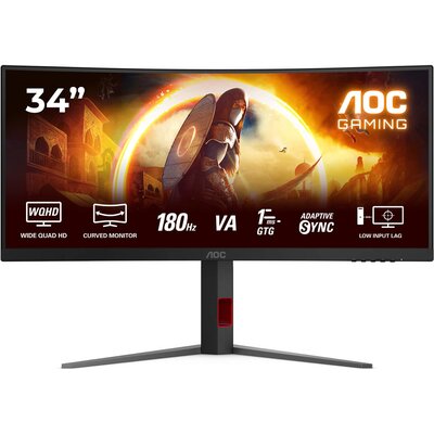 Monitor AOC CU34G4 34" 3440x1440px 180Hz 0.5 ms [MPRT] Curved