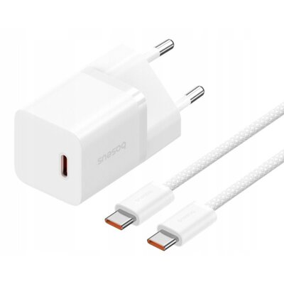 Ładowarka sieciowa BASEUS GaN5 30W Biały ładowarka sieciowa USB-C