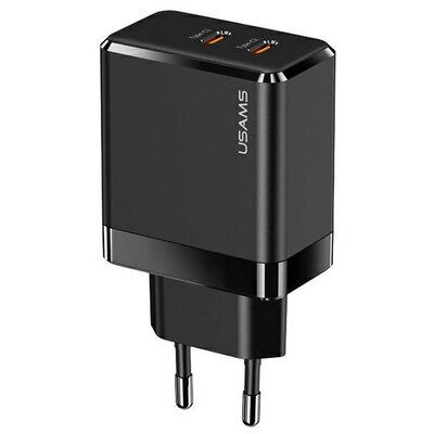 Ładowarka sieciowa USAMS T54 US-CC172 40W Gan Fast Charging Czarny