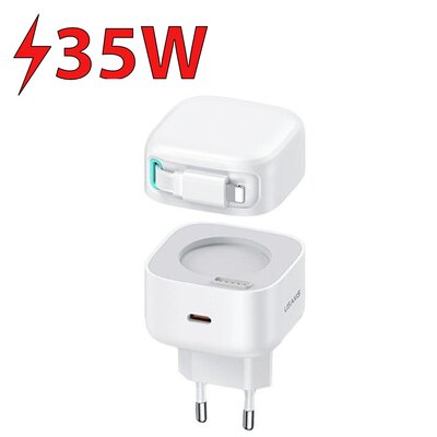 Ładowarka sieciowa USAMS US-CC209 XMF Series 35W GaN Biały