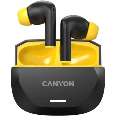 Słuchawki dokanałowe CANYON Hexagon 7 ANC Czarno-żółty