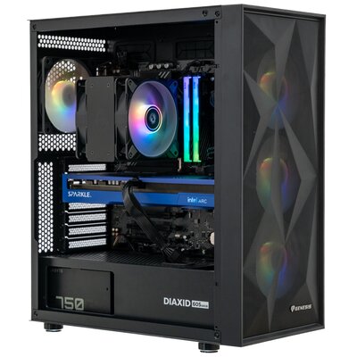 Komputer MAD DOG DIAXID605-I14DR32 i5-14400F 32GB RAM 1TB SSD Arc B580 Wi-Fi