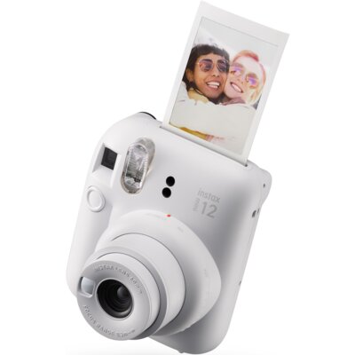Aparat FUJIFILM Instax Mini 12 Biały + Wkłady do aparatu FUJIFILM Instax Mini Spray Art 10 arkuszy + Wkład do aparatu FUJIFILM Instax Mini Mermaid Tail 10 arkuszy + Wkład do aparatu FUJIFILM Instax Mini Rainbow 10 arkuszy