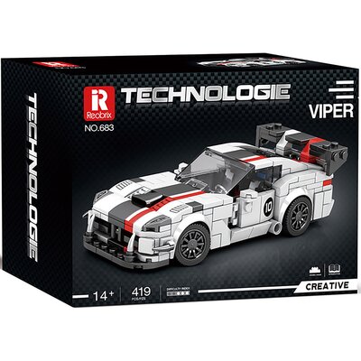 Klocki plastikowe REOBRIX Technologie Samochód wyścigowy Viper 683