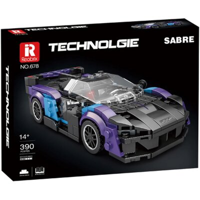 Klocki plastikowe REOBRIX Technologie Supersamochód Sabre 678