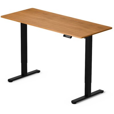 Biurko LVN SYSTEM Control Lite 140 LV1715 Czarno-brązowy