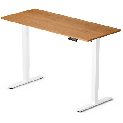 Biurko LVN SYSTEM Control Lite 140 LV1718 Biało-brązowy