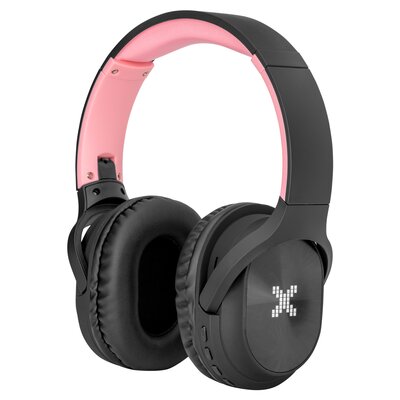 Słuchawki nauszne XMUSIC BTH106B Czarno-różowy