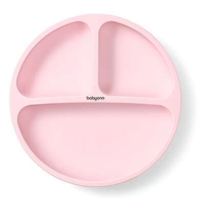 Talerz BABYONO 1482/02 Różowy