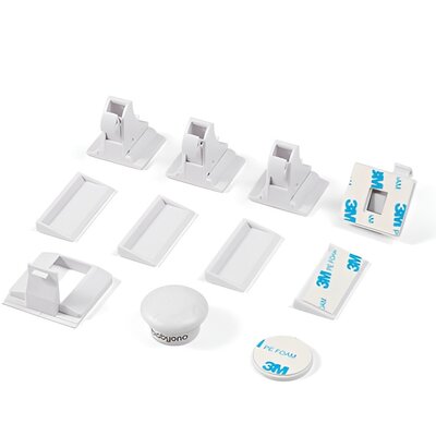 Zabezpieczenie szafek i szuflad BABYONO 1577 (4 szt.) Biały