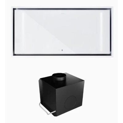 Okap GLOBALO Zenara 100.1 Biały + Turbina TW 2.1 Zewnętrzny silnik