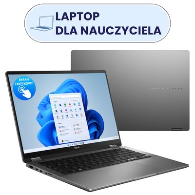 Laptop ASUS VivoBook 14F TP3407SA-QL006W 14" OLED U7-258V 32GB 1TB SDD Windows 11 Home Szary, Funkcje AI