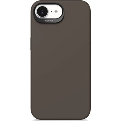 Etui DECODED Antimicrobial Silicone MagSafe do Apple iPhone 16e Ciemnobrązowy