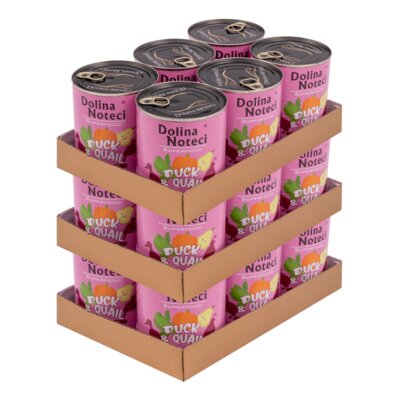 Karma dla psa DOLINA NOTECI Superfood z kaczką i przepiórką 18 x 800 g