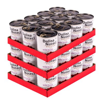 Karma dla psa DOLINA NOTECI Premium Pure bogata w dziczyznę 36 x 800 g