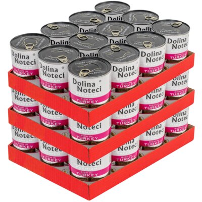 Karma dla psa DOLINA NOTECI Premium bogata w indyka 36 x 800 g