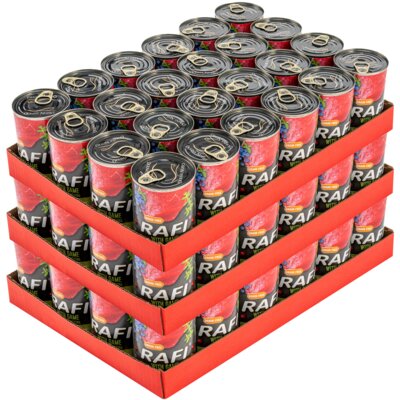 Karma dla psa RAFI z dziczyzną, borówką i żurawiną 72 x 400 g