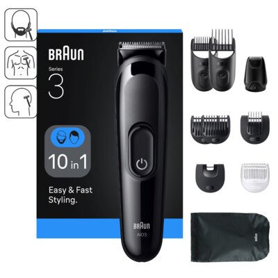 Trymer BRAUN Multigroom Seria 3 AIO3560