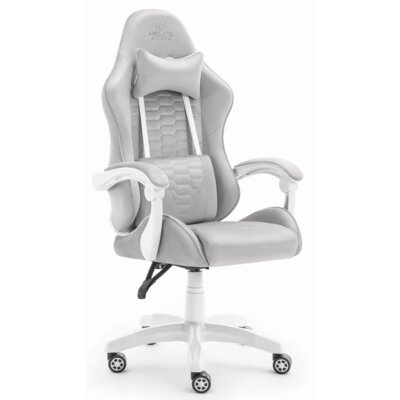 Fotel gamingowy HELL'S CHAIR HC-1000 Szaro-biały