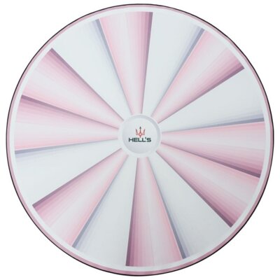 Mata pod fotel HELL'S CHAIR Rainbow Różowo-biały