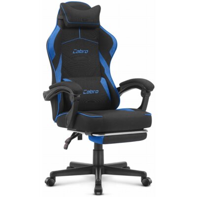 Fotel CABRO C502 Czarno-Niebieski
