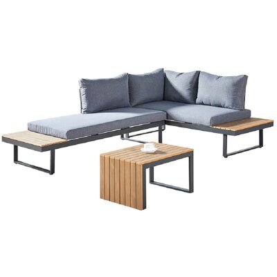 Zestaw mebli ogrodowych PATIO Marion Antracytowy