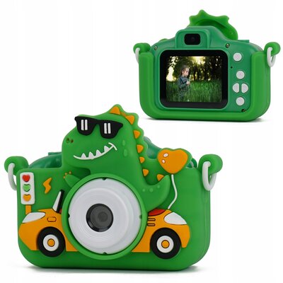 Aparat dla dzieci XREC X2 Zielony Dinozaur
