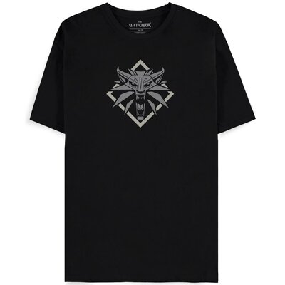 Koszulka DIFUZED The Witcher Wolf (rozmiar XL) Czarny
