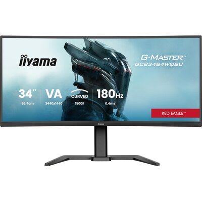 Monitor IIYAMA G-Master GCB3484WQSU-B1 34" 3440 x 1440 180Hz 0.4 [MPRT] Curved