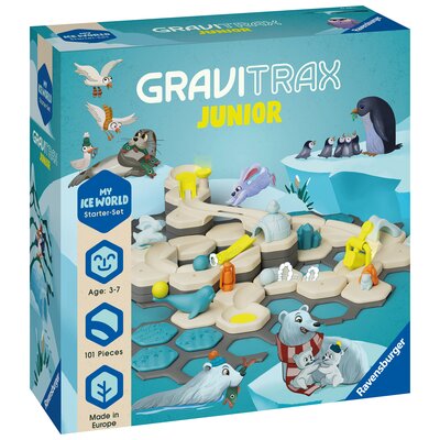 Gra logiczna RAVENSBURGER Gravitrax Junior Zestaw Startowy Lodowa Przygoda 27060