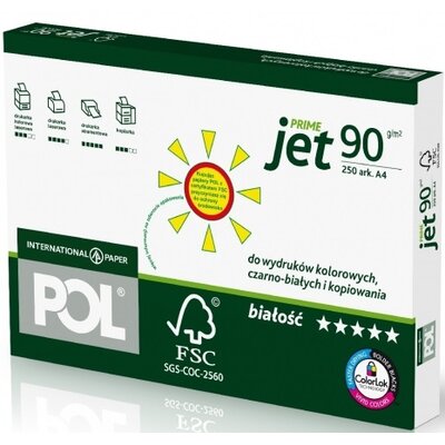 Papier do drukarki INTERNATIONAL PAPER Poljet A4 90g 250 arkuszy