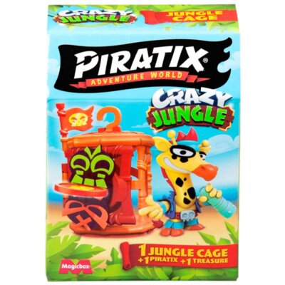 Figurka PIRATIX Adventure World Crazy Jungle Display (1 zestaw)