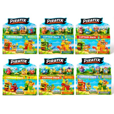 Zestaw figurek PIRATIX Adventure World Crazy Jungle Captain Pack (1 zestaw)