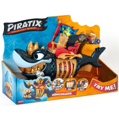 Zestaw figurek PIRATIX Adventure World King Shark Golden Teeth PPXSP112IN11