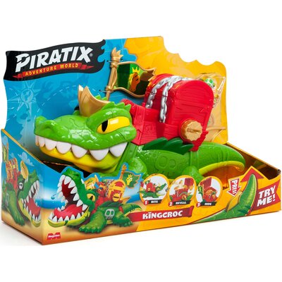 Zestaw figurek PIRATIX Adventure World Crazy Jungle King Croc