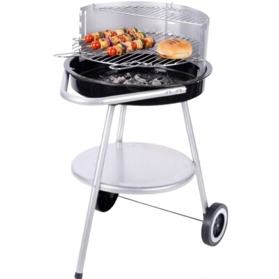 Grill ogrodowy węglowy BBQ LINE Andaluzja 540346 Okrągły, kółka, regulacja wysokości