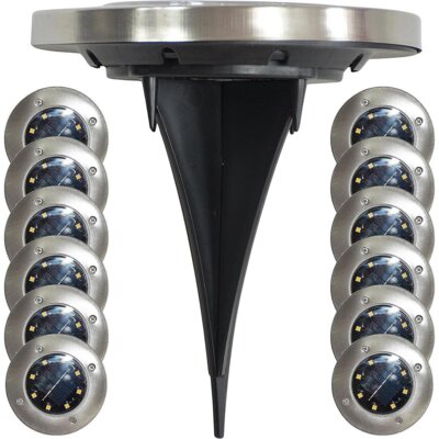 Lampa ogrodowa solarna SASKA GARDEN 1060828 (12 szt.)