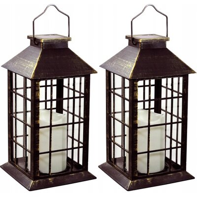Lampa ogrodowa SUPERLED 5178-2 Patyna 2 szt.