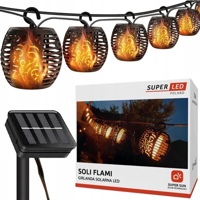 Girlanda solarna SUPERLED Soli Flami 5285