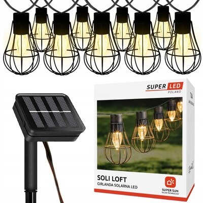 Girlanda SUPERLED Soli Lofti 5287 Czarny