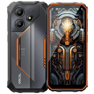 Smartfon OSCAL Marine 2 LTE 8/256GB 6.56" 90Hz Pomarańczowy