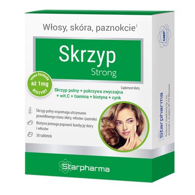 Kompleks witamin i minerałów STARPHARMA Strong Skrzyp (30 tabletek)