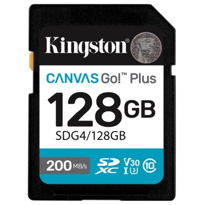Karta pamięci KINGSTON Canvas Go! Plus SDXC 128GB
