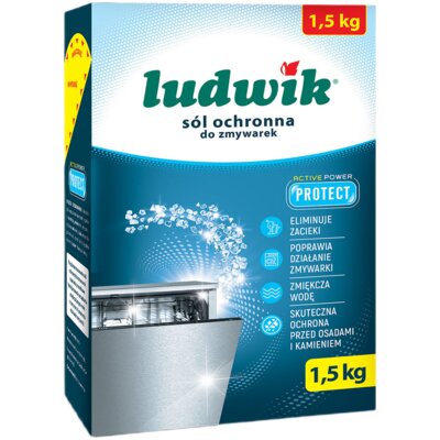 Sól do zmywarek LUDWIK Active Power Protect 1.5 kg