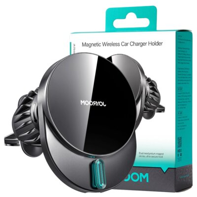 Magnetyczna Ładowarka Samochodowa Joyroom Jr-Zs409 Bezprzewodowa (Czarny)
