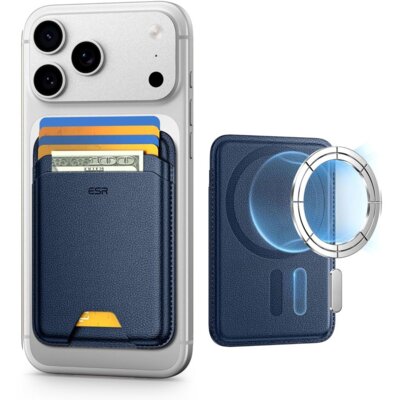 Etui portfel ESR Magnetic Wallet Boost Granatowy